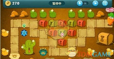 《保卫萝卜1》沙漠主题第5关金萝卜攻略