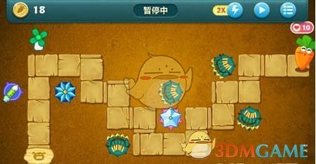《保卫萝卜1》沙漠主题第5关金萝卜攻略