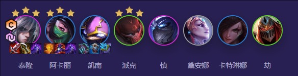《云顶之弈》福星回归版本4忍刺阵容推荐2