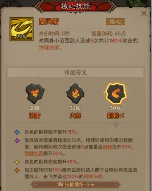 英雄没有闪荆棘旋风斩怎么搭配