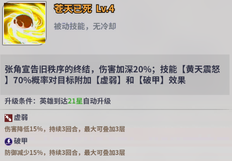 《天下争霸三国志》|英灵殿堂|张角角色介绍