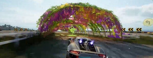 《*飞车集结》缤纷花海跑图攻略
