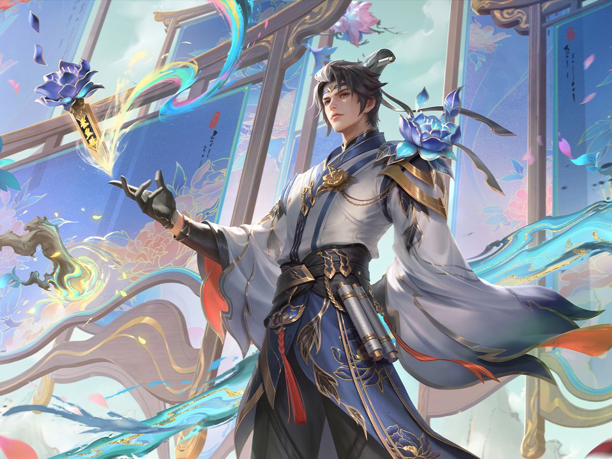 《王者荣耀》x 神都洛阳文创 联动皮肤上线预告：狄仁杰-绮世丹青、狄仁杰-绮世风墨